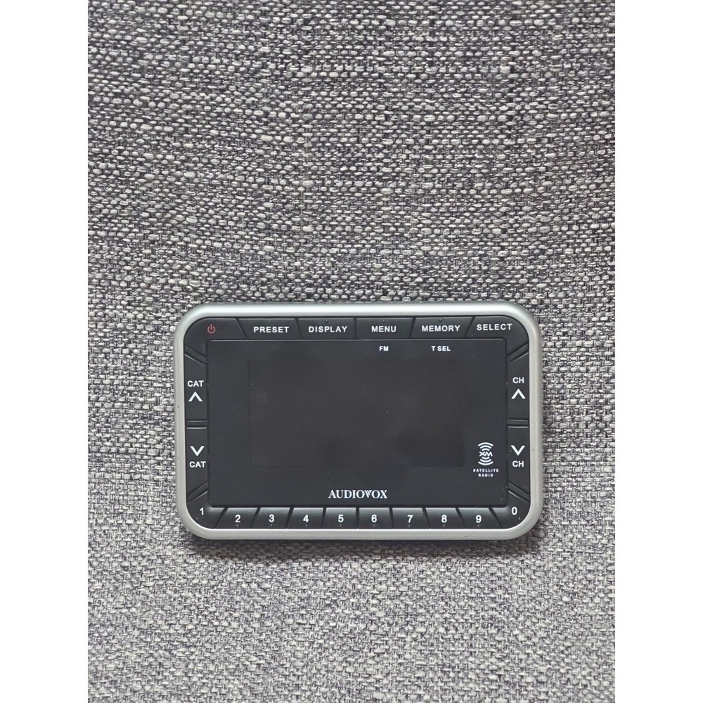 AUDIOVOX XM XR9 Satellite Radio Receiver Model 144-2450 Untested 0 Power Adaptor